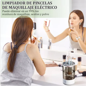 ✨ Limpiador Eléctrico de Brochas de Maquillaje ✨