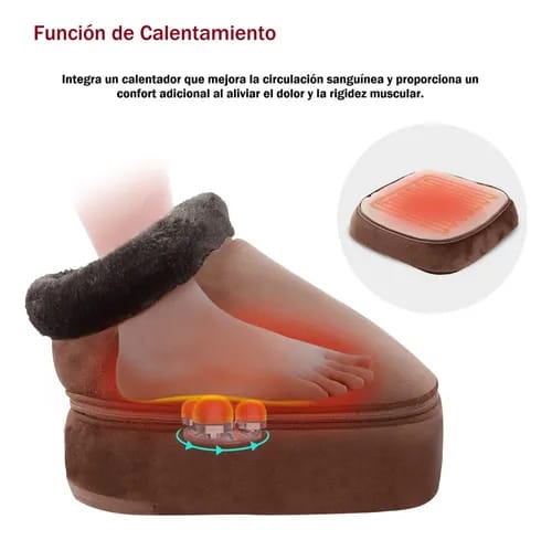 CALENTADOR DE PIES Y MASAJEADOR 2 EN 1